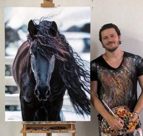 Талантливый художник-самоучка пишет гиперреалистичные портреты диких животных (10 фото)